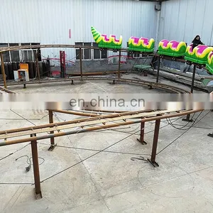Professional Factory Mini Wacky Worm Roller Coaster for Sale Indoor Kids Roller Coaster Wheels thumbnail-5