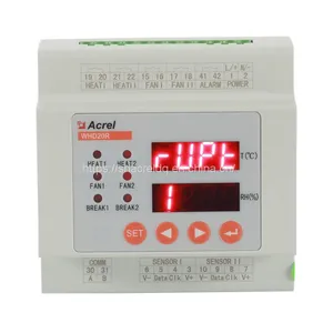Acrel WHD20R-11/J With Alarm 35mm DIN Mount Intelligent Temperature and Humidity Controller High Precision thumbnail-2
