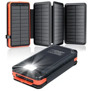 Solar PowerBank 26800mAh Large Capacity Outdoor Waterproof Solar Power Bank Powerbank 26800mAh thumbnail-1