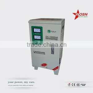 220V AC Output Single Phase Approve Portable 10000W Automatic Voltage Regulator thumbnail-1