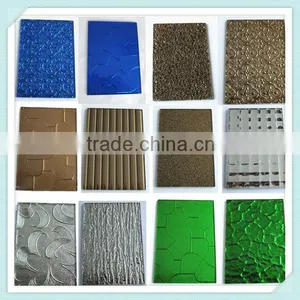 3mm-6mm Beautiful Patterned Mirrors,Figured Mirror Glass Sheet thumbnail-1