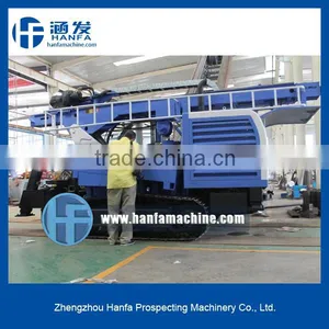 2014 Best Sale!Durable!Easy to Operate!hydraulic System! HF300Y Crawler Type Agricultural Irrigation Well Drilling Rig thumbnail-2
