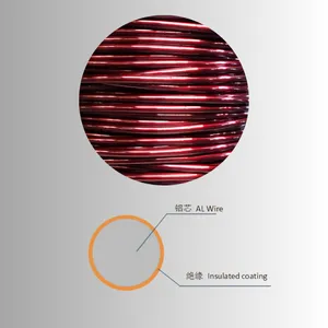Thermal Class Insulated Enameled Aluminum Wire Solid Flat Conductor IEC Motor Welders Transformers Coil Winding 155/180/220 Flat Wire thumbnail-4