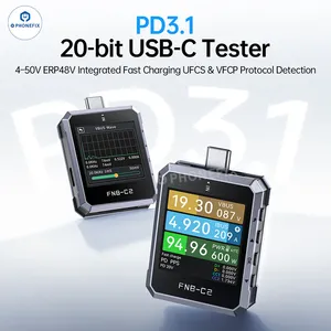FNIRSI FNB-C2 4-50V Voltage Ampere Meter With 20-bit High-Precision ADC thumbnail-1