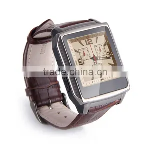Heart Rate Leather Strap Bluetooth Watch Phone With Luxury Giftbox thumbnail-2