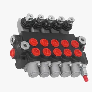 Hydraulic Multi-Way Directional Control Valve for Construction Machinery With Custom Handle thumbnail-2
