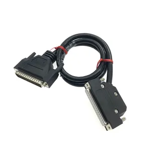 DB37 Male-to-Female 45-Degree Angled Industrial Control Extension Wire thumbnail-1