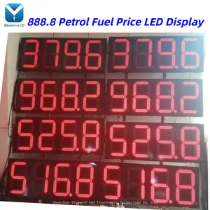 IP65 High Bright 7 Segment LED Fuel Price Sign Outdoor Waterproof Petrol Price Display for Australian Service Station thumbnail-3