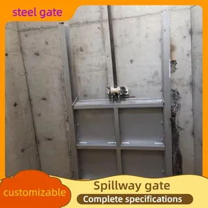 Portable Manual Stainless Steel Sluice Gate Labor-saving Water Regulation Gate for Small Water Projects thumbnail-3