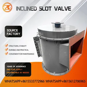 Manual Gear Air Slide Three-way Reversing Valve Low Cost Small Silo Intermittent Material Distribution Equipment thumbnail-5
