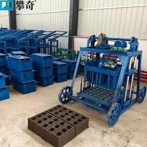 Factory Price QT4-35C Mobile Cement Block Machine Automatic Hollow Brick Making Machine thumbnail-3