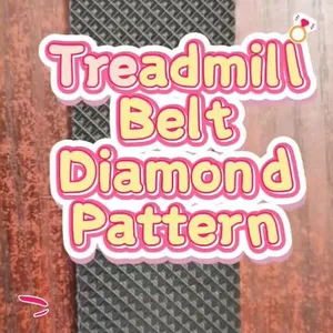 Diamond Pattern Treadmill Belt thumbnail-1
