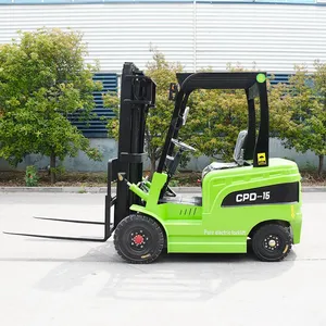Forklift Electric Small New Fork Lift Battery Lithium Electric Forklift Farm Mini 1.5ton Electric Forklift thumbnail-1