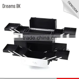 PVC Rolling Case Trolley Beauty Tool Case Makeup Storage Case thumbnail-4