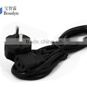 Euro Schuko Plug to C13 Female Connector Power Cord Lead With VDE Certification thumbnail-1