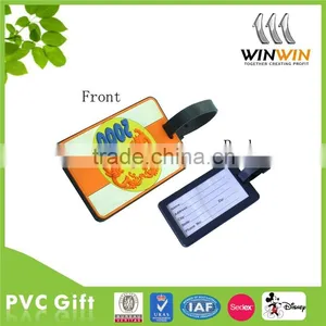 High Quality Cheap Soft PVC Silicone Luggage Tag for Souvenir thumbnail-1