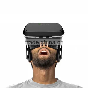 2016 Virtual Reality Glasses Head Headset VR Box 3D Glasses for 3.5 to 6.0 Inch Smartphone VR Shinecon thumbnail-2