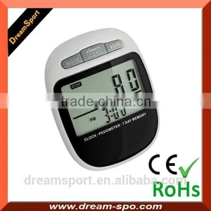 Sport Fintess Step Counter Digital Pocket 3D Pedometer With Tri-Axis Technology, in Black thumbnail-1