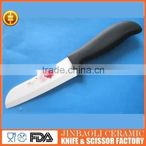Fashion Zirconium Oxide Laser Logo Printing Ceramic Knife thumbnail-1