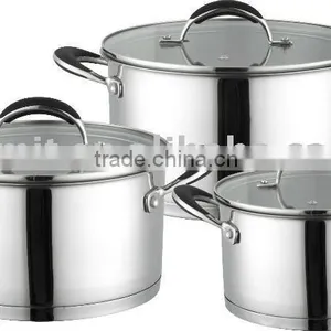 6pcs Stainless Steel Cookware Set thumbnail-1