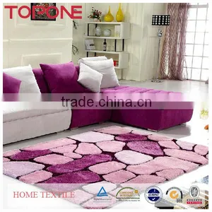High Quality Cheap Floor Polyester Patchwork Rug Modern thumbnail-1