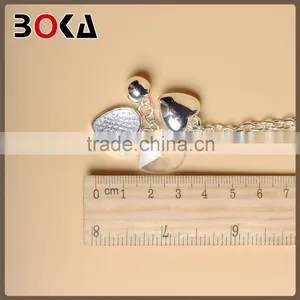 Charming Women Heart Shape Pendant Necklace Wedding Anniversary Engagement Gift Party Alloy Plated Chain Neckline for Dress Quality Choice thumbnail-5
