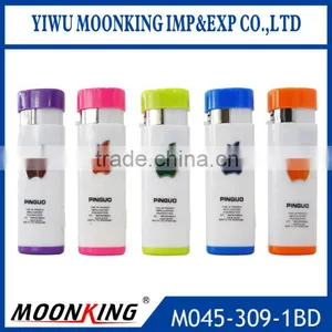 Electronic Windproof Cigarette Lighter, Customized Logo Led Light Torch Lighter thumbnail-1