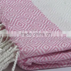 High Absorbent Turkish Hammam Fouta Travel Beach Towel Sauna Spa Bathrobe thumbnail-4