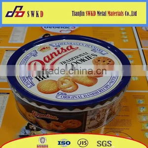 Small Cookie Tin Containers With Colorful Printing thumbnail-1