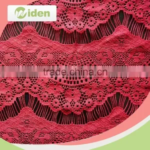 Factory Supply Sexy Red Designs Nylon Lace Fabric thumbnail-1