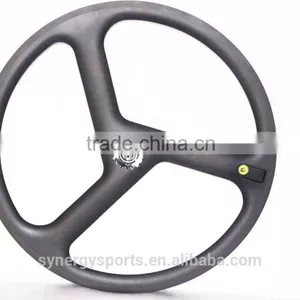 2016 Hot Sale and High Quality 40mm High, Full Carbon 3 Spoke Wheel, Both Track and Road W3 thumbnail-1