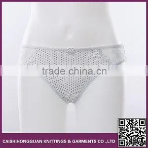 Stripe Cotton Spandex Woman Underwear thumbnail-1