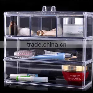 New Clear Jewellery Acrylic Cosmetic Display Box thumbnail-2