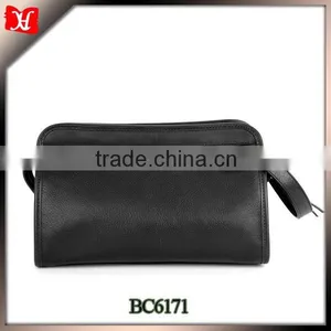 Genuine Leather Airline Travel Kit Bag High Quality Men Travel Shaving Kit Quality Choice thumbnail-1