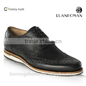 Men British Style Brogue Casual Shoe for Men Fashion Leather Casual Shoes thumbnail-1
