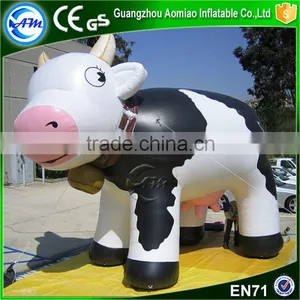 Hot Sale Inflatable Milk Cow Cartoon Model Inflatable Cow Costume for Advertising Supplier's Choice thumbnail-1