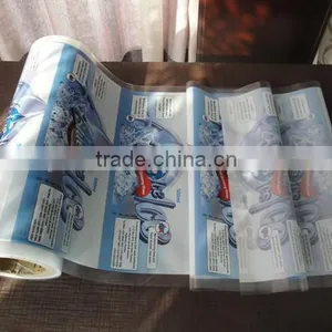 Plastic Film Roll for Water Sachet 500ml/pure Water Plastic Packaging/450ml Juice Packaging Bag Quality Choice thumbnail-2