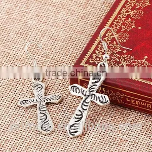 Fancy Drop Earrings Factory, George Michael Cross Earring thumbnail-3