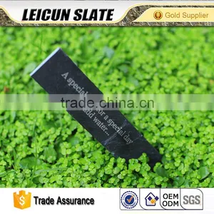 100% Natural Material Newest Design With Cutting Edge Stone Garden Slate Plant Label thumbnail-3