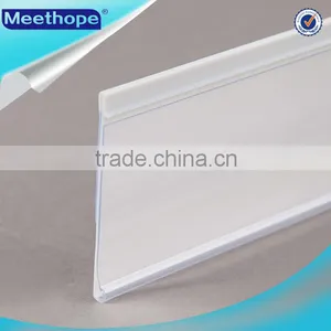 Plastic Label Holder Length Customized Clear With White thumbnail-2