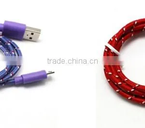 Wholesale Made in China High Quality Braided USB Charger Cable thumbnail-5