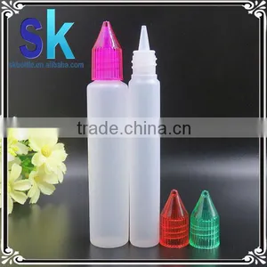 Brand New PE 30 ml Pen Shape Bottle New Design / 15ml Unicorn Pen Shape Bottle With Colored Clear Cap Quality Choice thumbnail-5