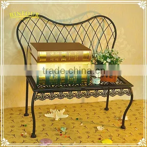 Metal Chair Shape Plant Stand thumbnail-4