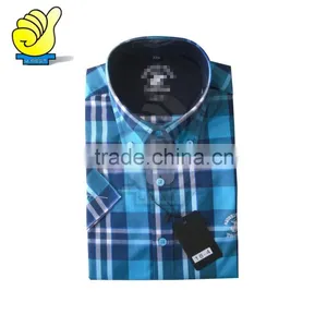 New Arrival Men Shirt 2015 Promotion Men's High Quality Pure Cotton Red Tartan Slim Fashion Long Sleeve Shirts,special Offer thumbnail-1