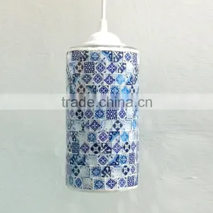Home Decorative Classic Mosaic Pendant Light thumbnail-5