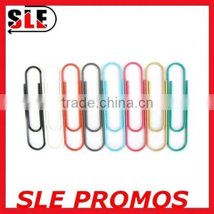 Different Color Clear Plastic Flat Paper Clip thumbnail-1