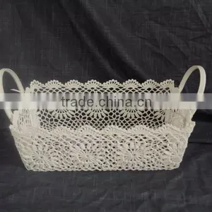 Creative Contracted the Manual Hook is Colored Make Fruit Storage Basket thumbnail-1