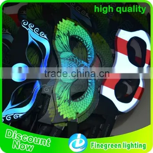 New EL Product Face Party Mask for Simple Design Masquerade el Party Mask thumbnail-1