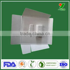 Wholesale Supplier of Biodegradable Thermoformed Fiber White Moulded Paper Pulp Packaging thumbnail-1
