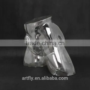 High Gloss Unbreakable Plastic Mannequin Torso thumbnail-2